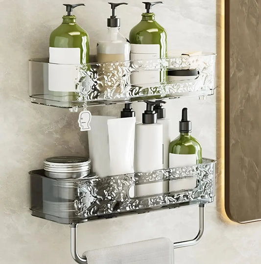 No Drill Shower Shelf
