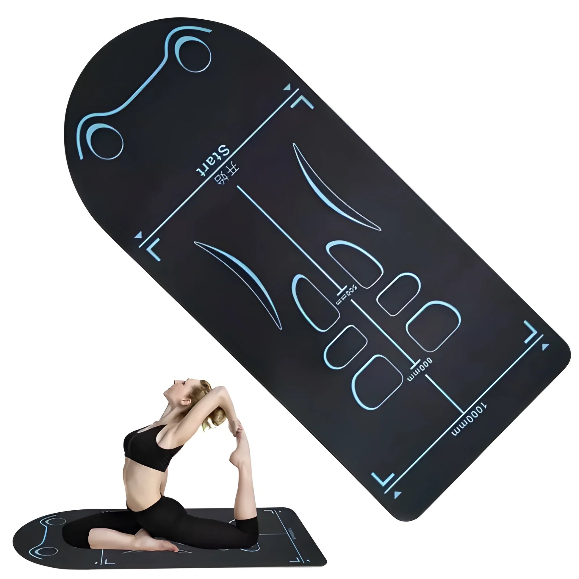 Non Slip Alignment Yoga Mat