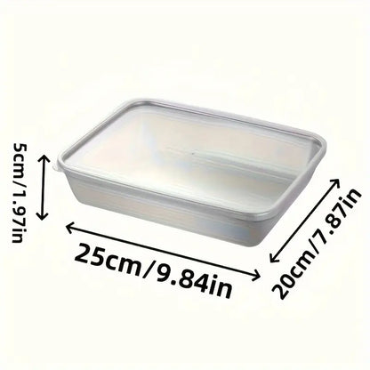 Non Stick Baking Pan Food Storage Box with Cover Pack of 2 Home & Kitchen