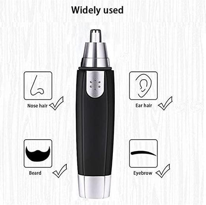 Nose Hair Trimmer Battery Operated Ear and Nose Hair Trimmer Clipper Painless