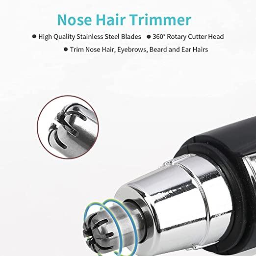 Nose Hair Trimmer Battery Operated Ear and Nose Hair Trimmer Clipper Painless