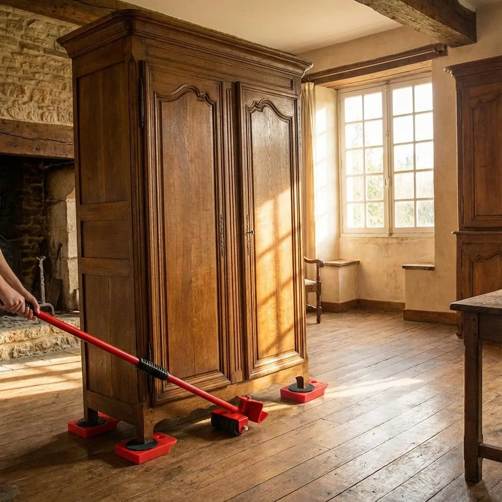 Furniture Lifter -Furniture Lifter Mover Tool Set with Wheel Pads