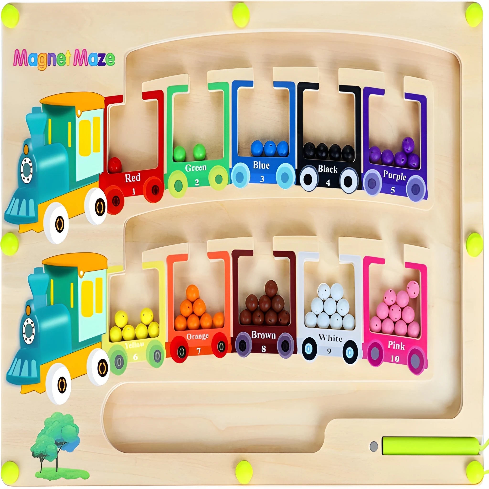 Magnetic Montessori Maze Board