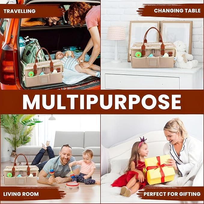 Nursery Storage Organizer Foldable and Portable for Travelling