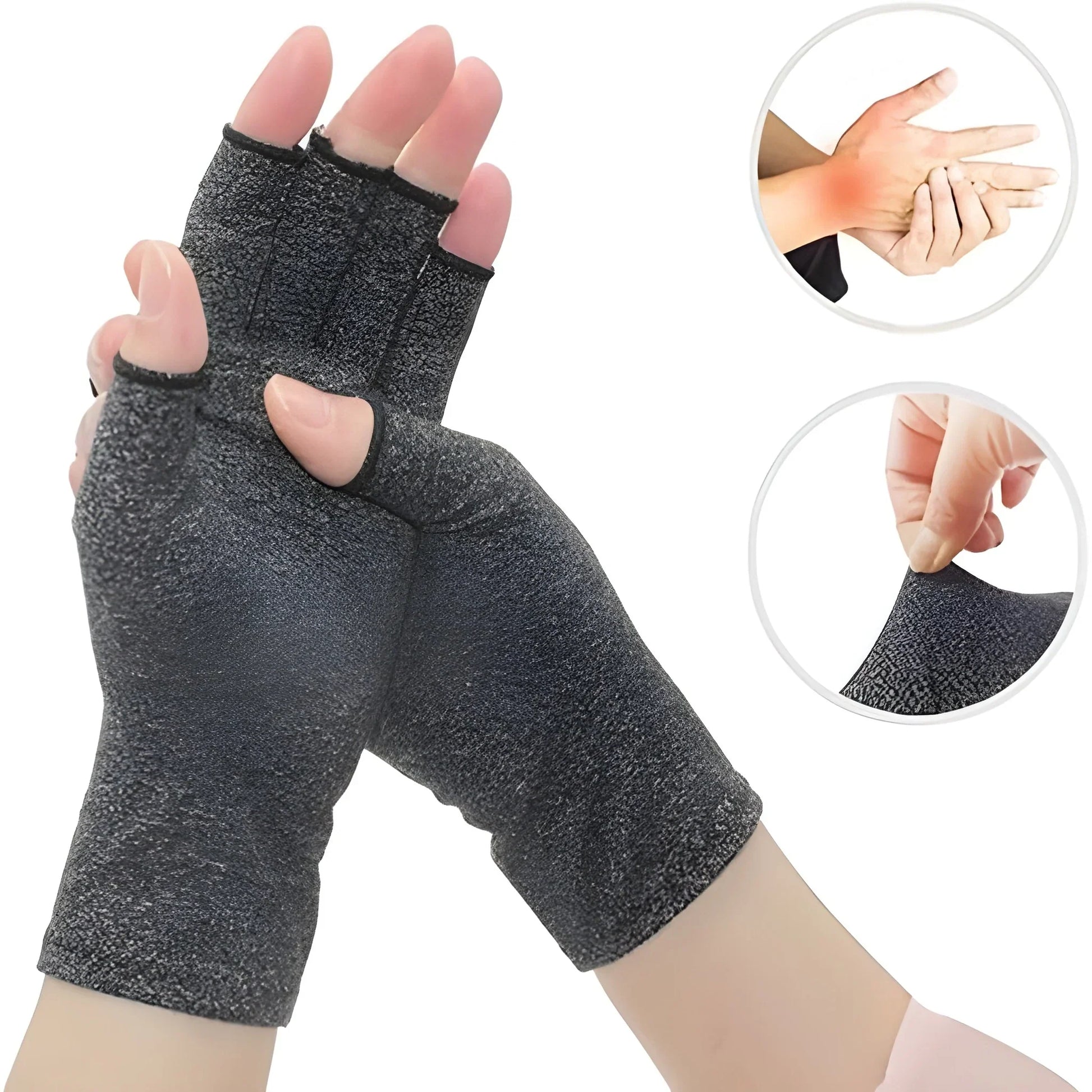 Open Finger Compression Gloves