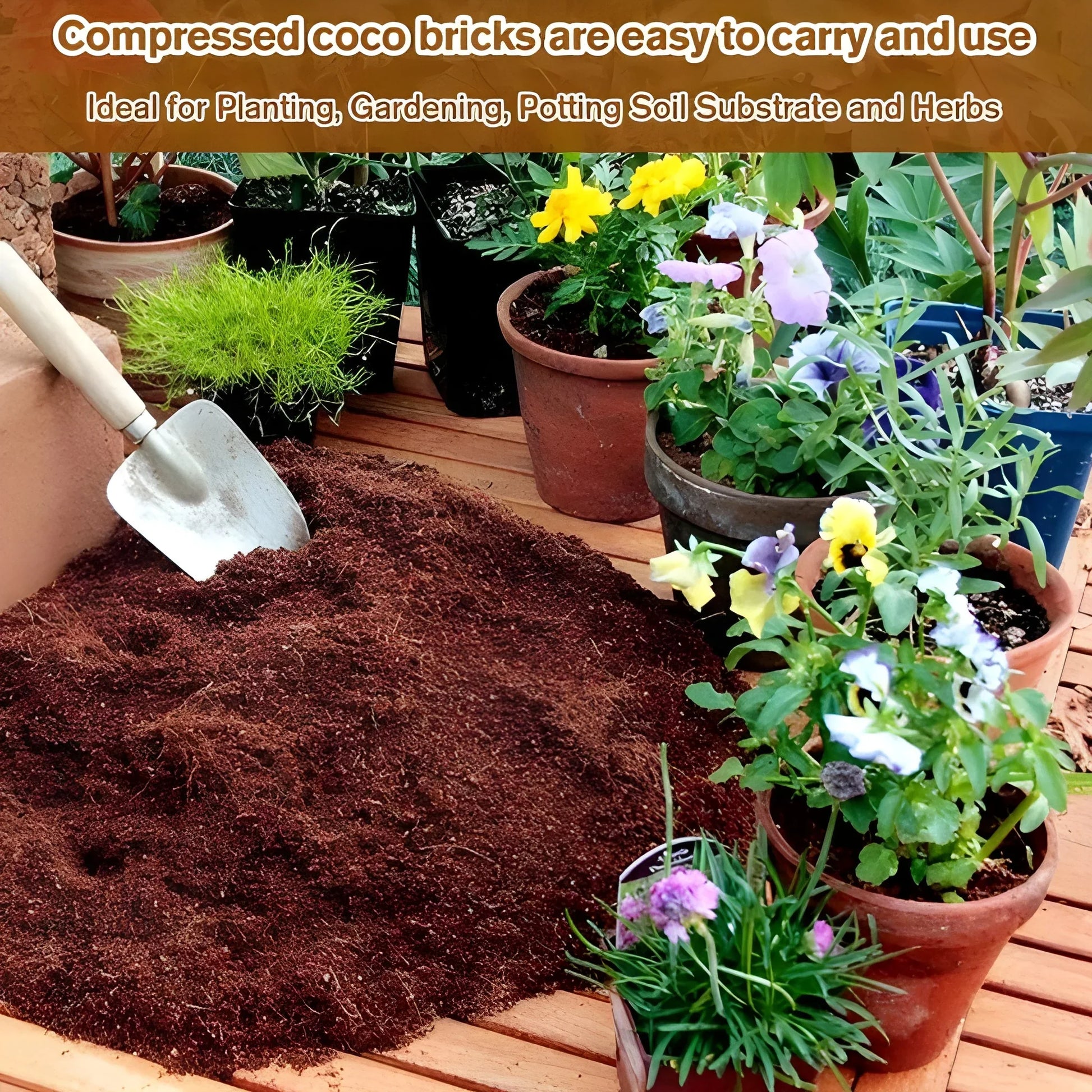 Organic Coconut Coir Bricks