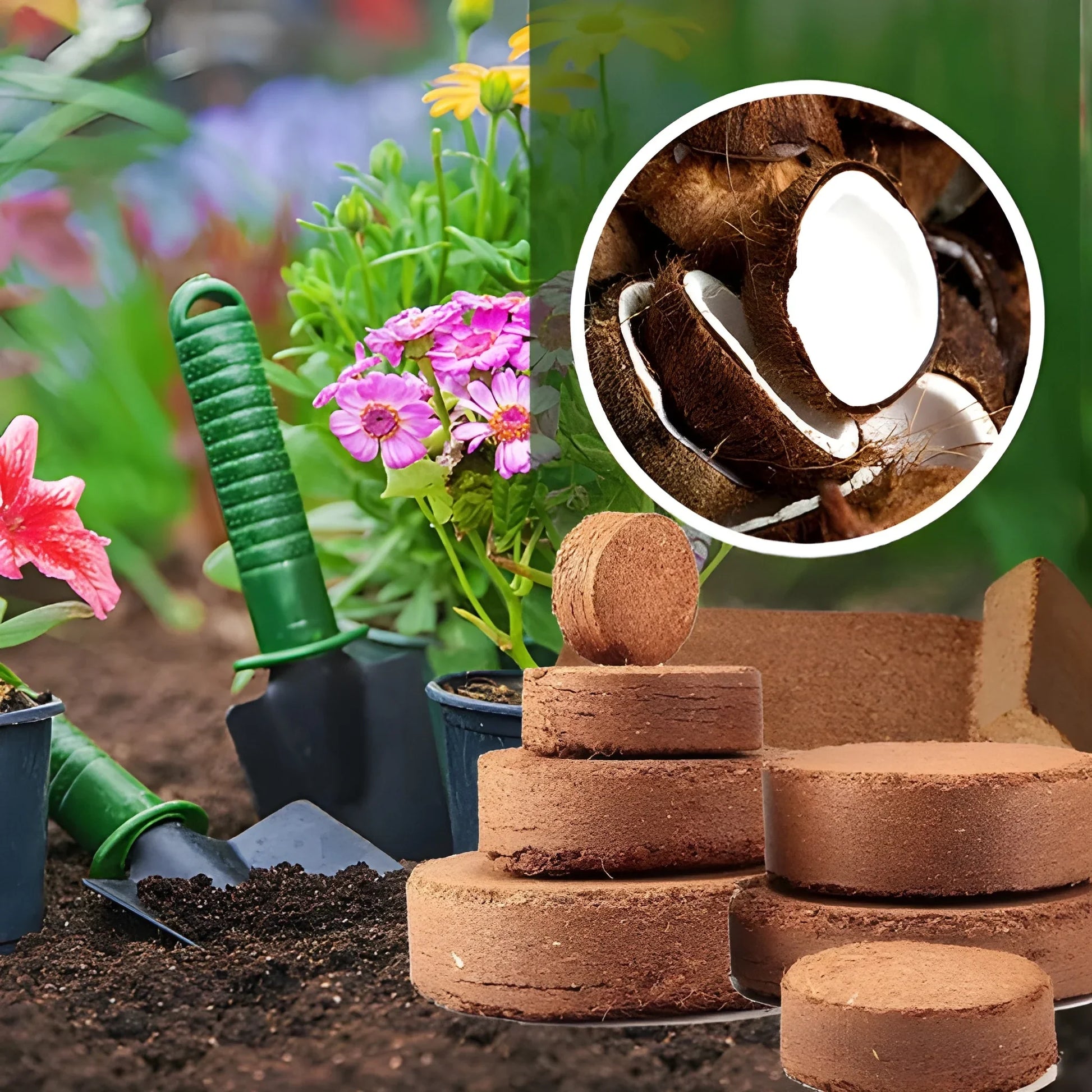 Organic Coconut Coir Bricks