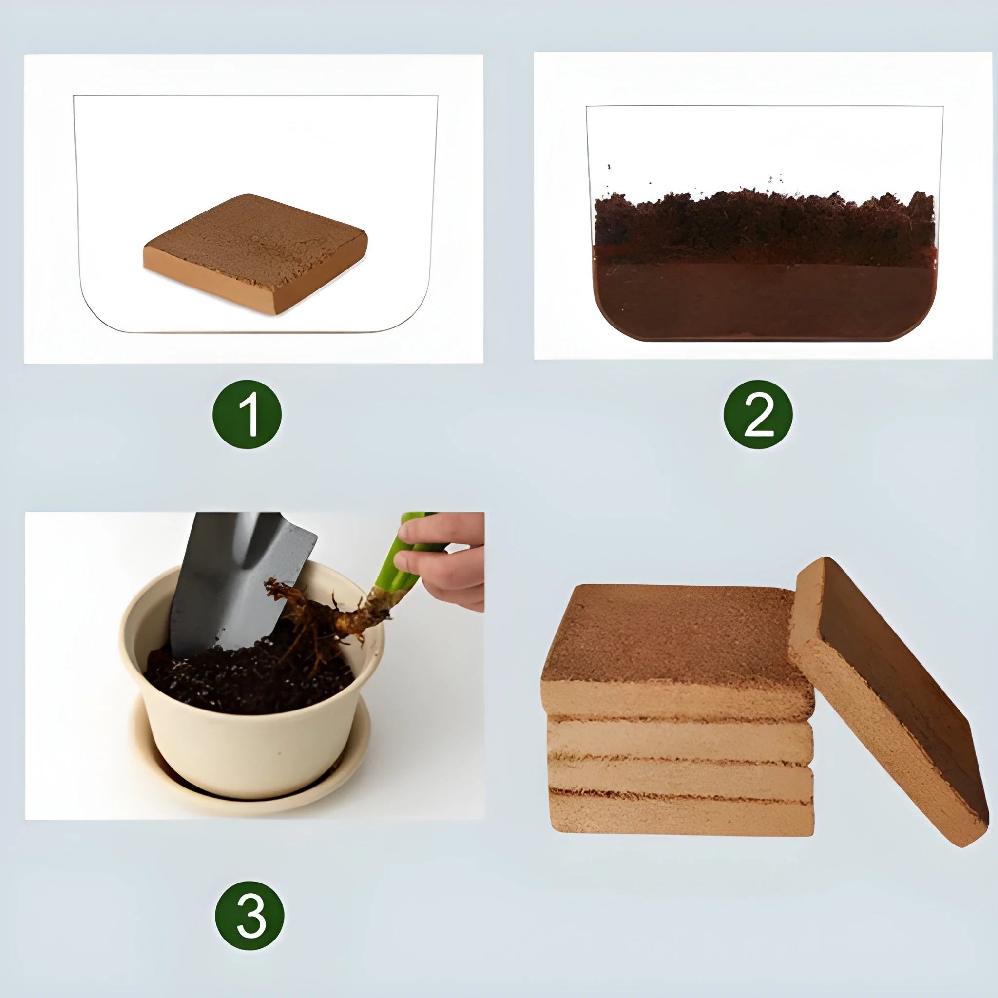 Organic Coconut Coir Bricks