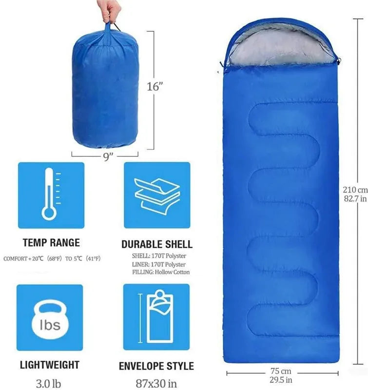 Outdoor Camping Sleeping Bag Travel Bags