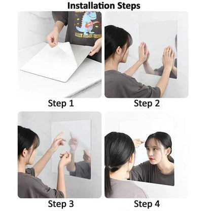 Best oval frameless mirror wall sticker - home decor decals | 2025 | fast shipping