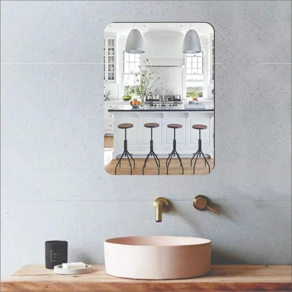 Oval & Square Mirror Set
