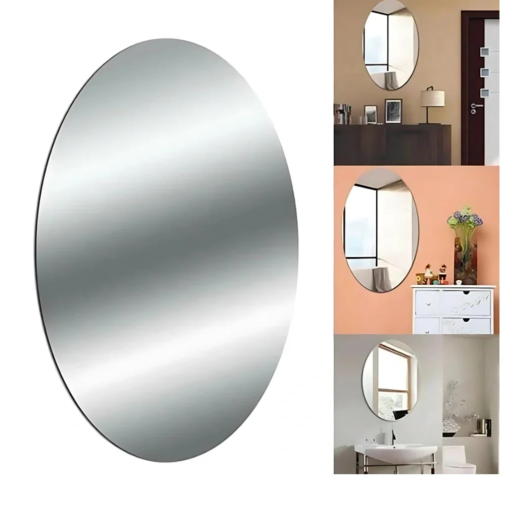 Oval & Square Mirror Set