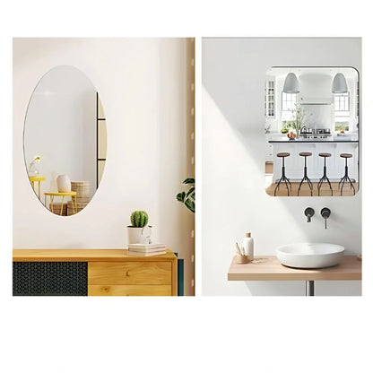 Oval & Square Mirror Set