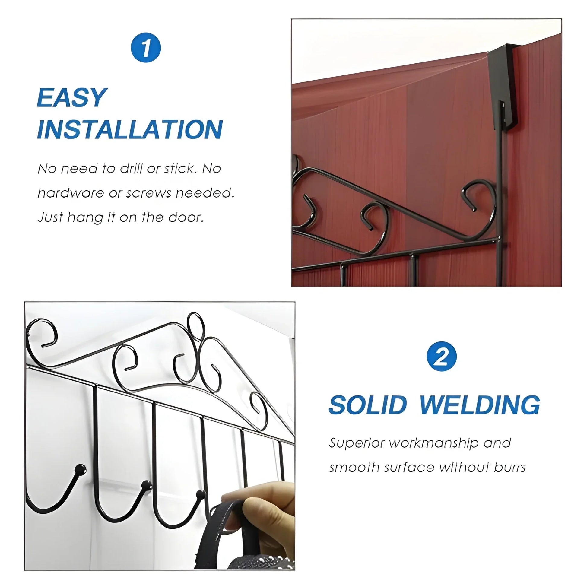 Best over the door hanger rack 7 hooks - home & garden | 2025 | fast shipping