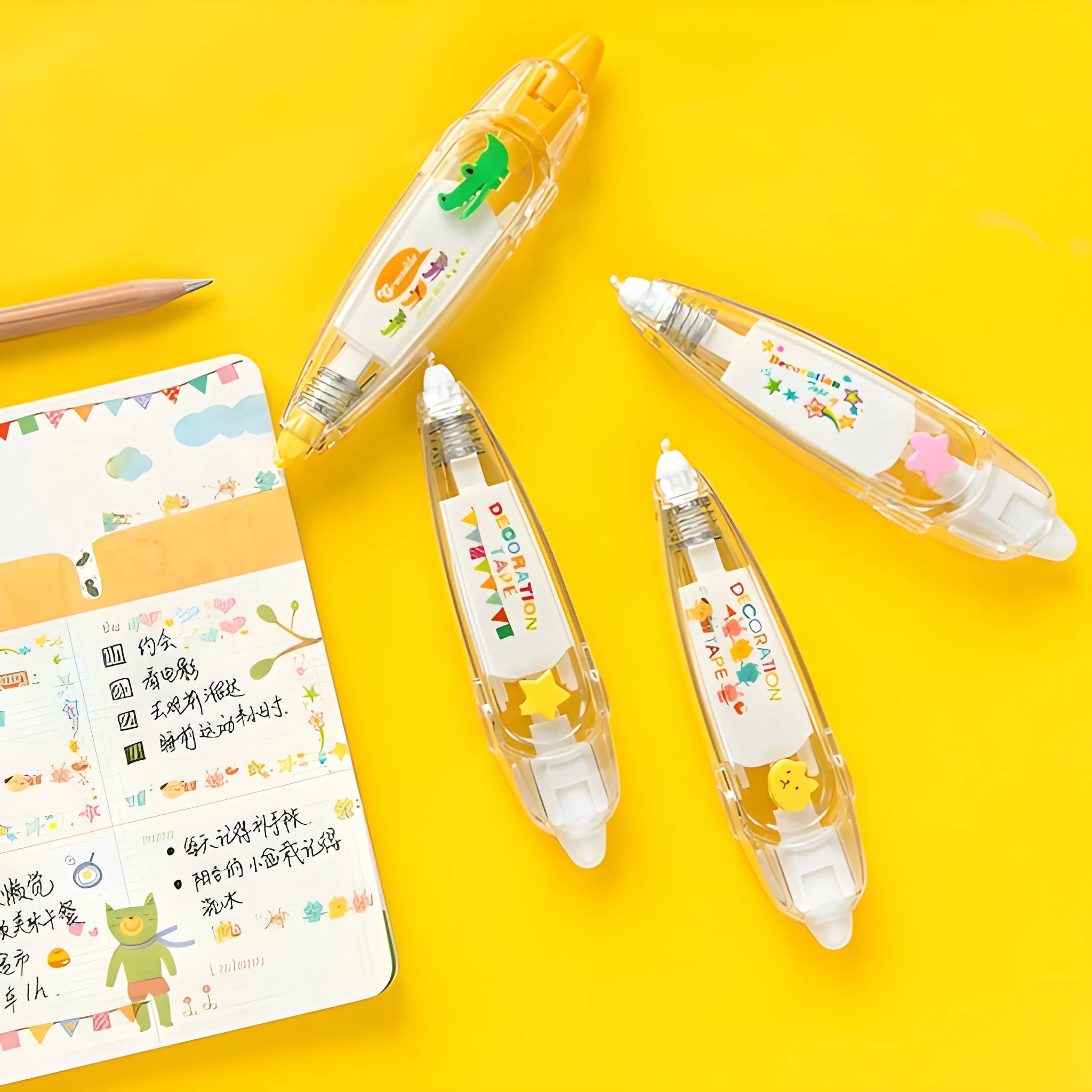 Cute Sticker Tape Pen