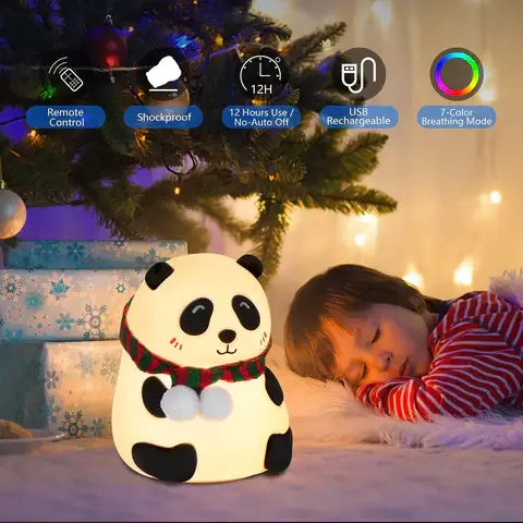 Silicon Touch Panda Lamp