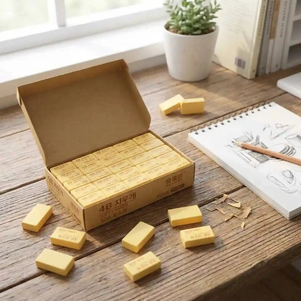 Best pencil eraser (60 pc pack) - standard erasers | 2026 | fast shipping