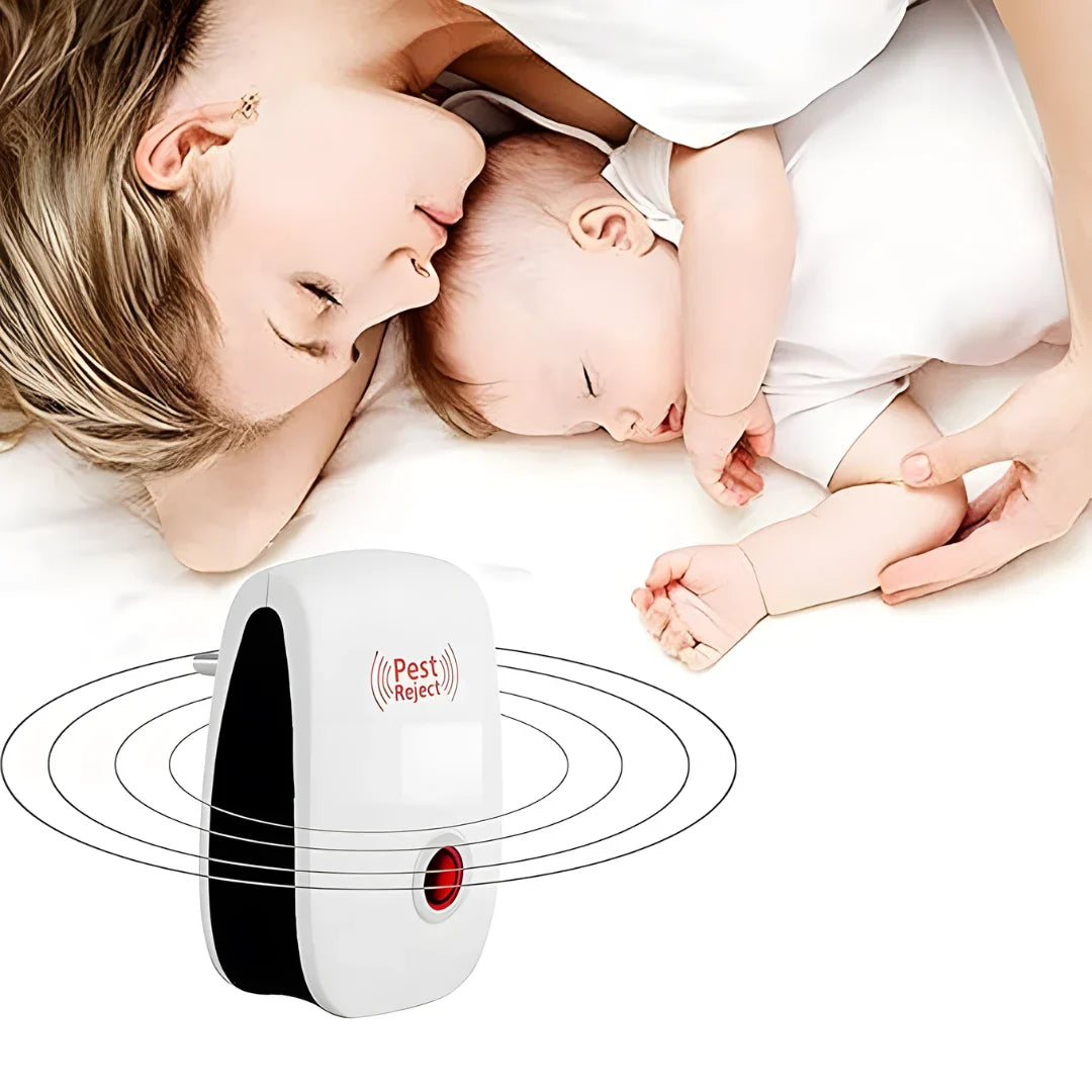 Ultrasonic Pest Repellent Machine (Pack Of 2)