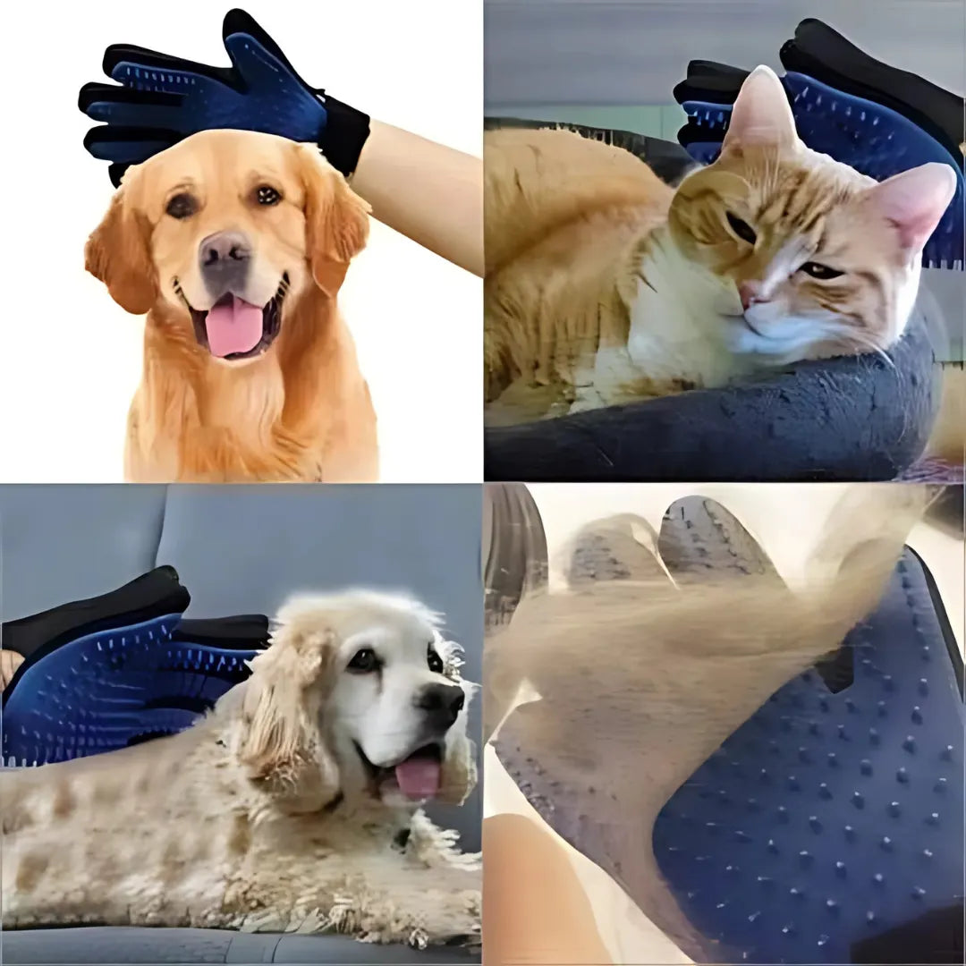 Pet Cleaning Grooming Hair Hand Gloves