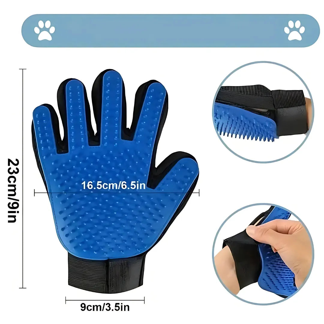 Pet Cleaning Grooming Hair Hand Gloves