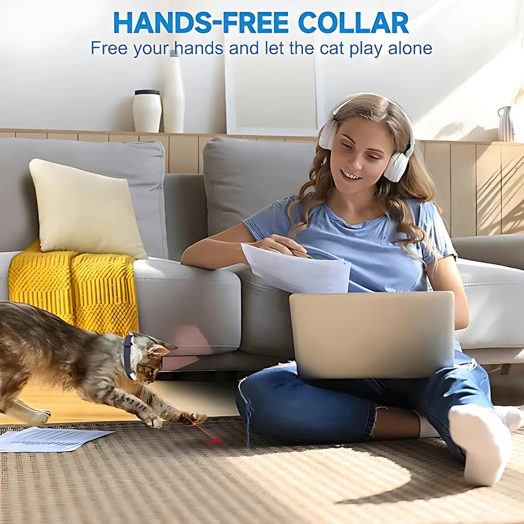Pet Laser Collar Self Teasing Toy