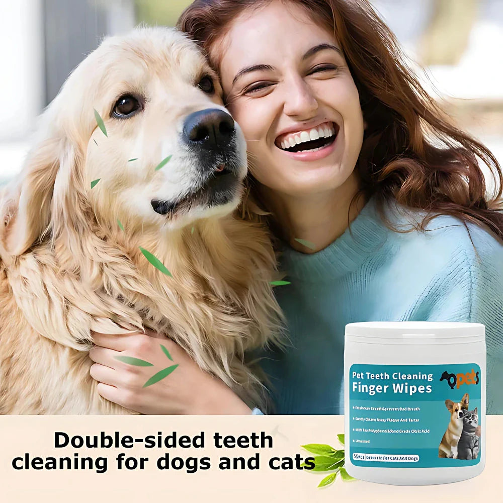 Pet Teeth Cleaning Wipes