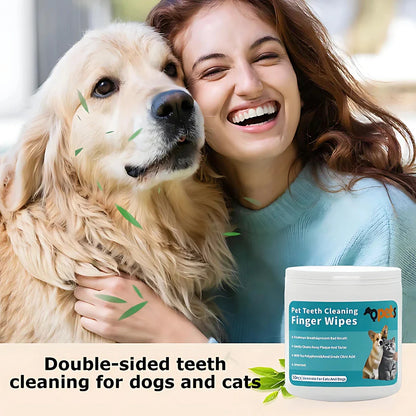 Pet Teeth Cleaning Wipes