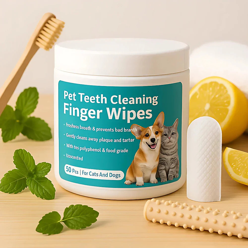 Pet Teeth Cleaning Wipes