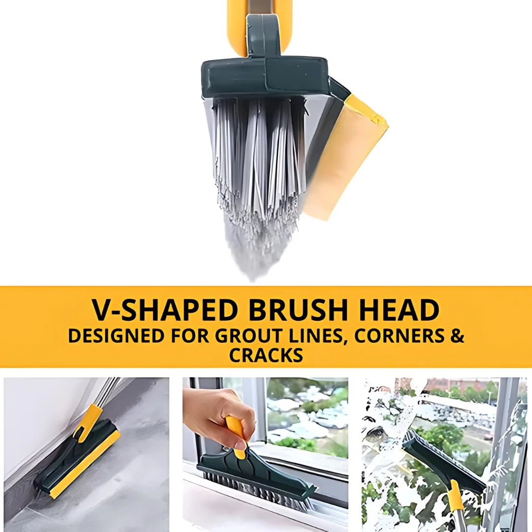 2 in 1 Bathroom Tiles Cleaner Brush