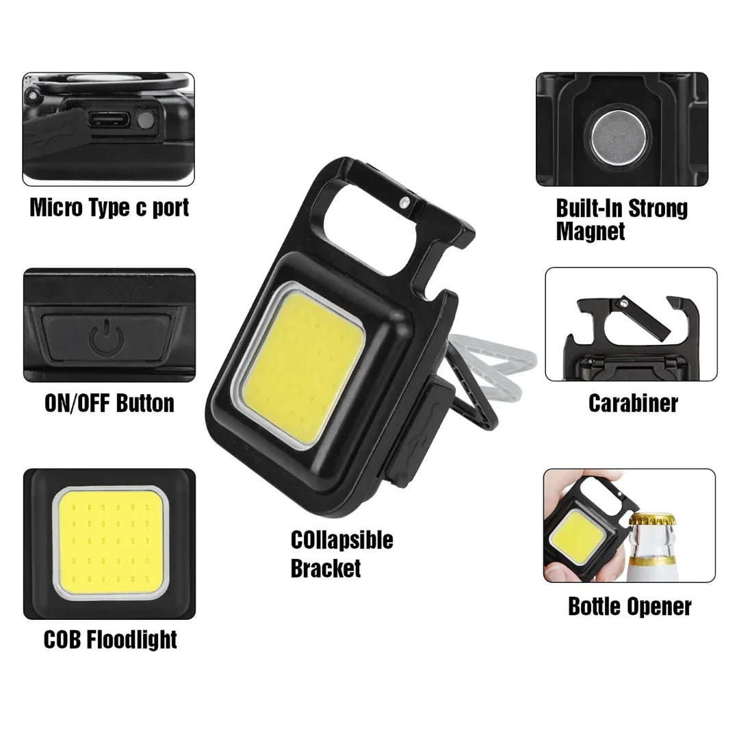 Mini LED Flashlight Keychain