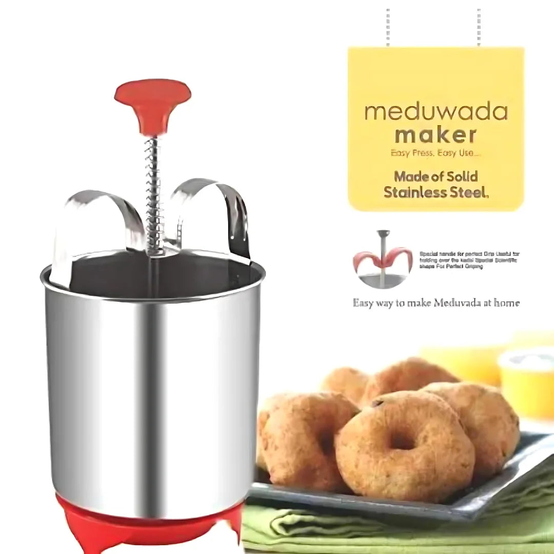 Stainless Steel Medu Vada Maker With Stand