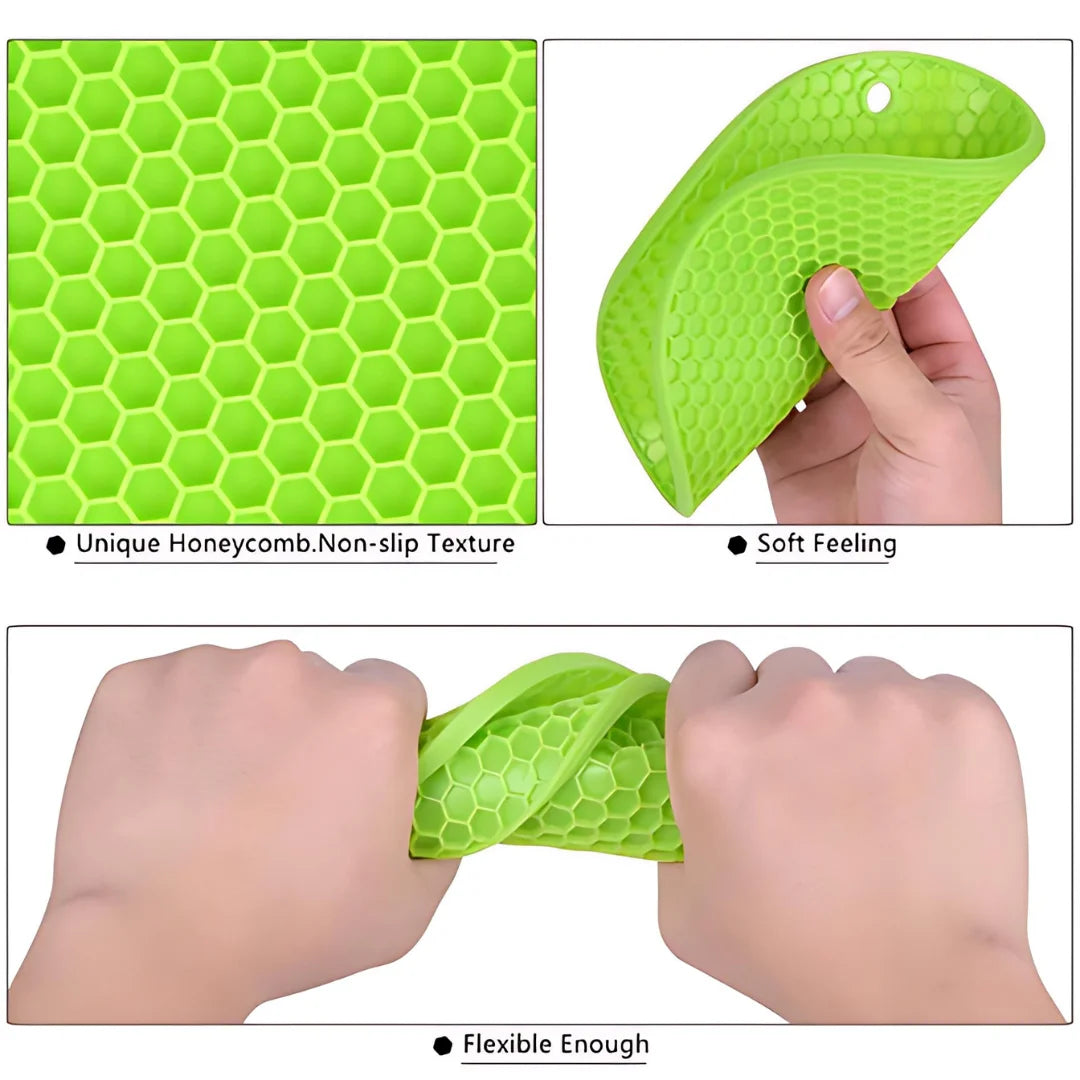 Silicone Heat Resistant Table Mat (Pack of 4)