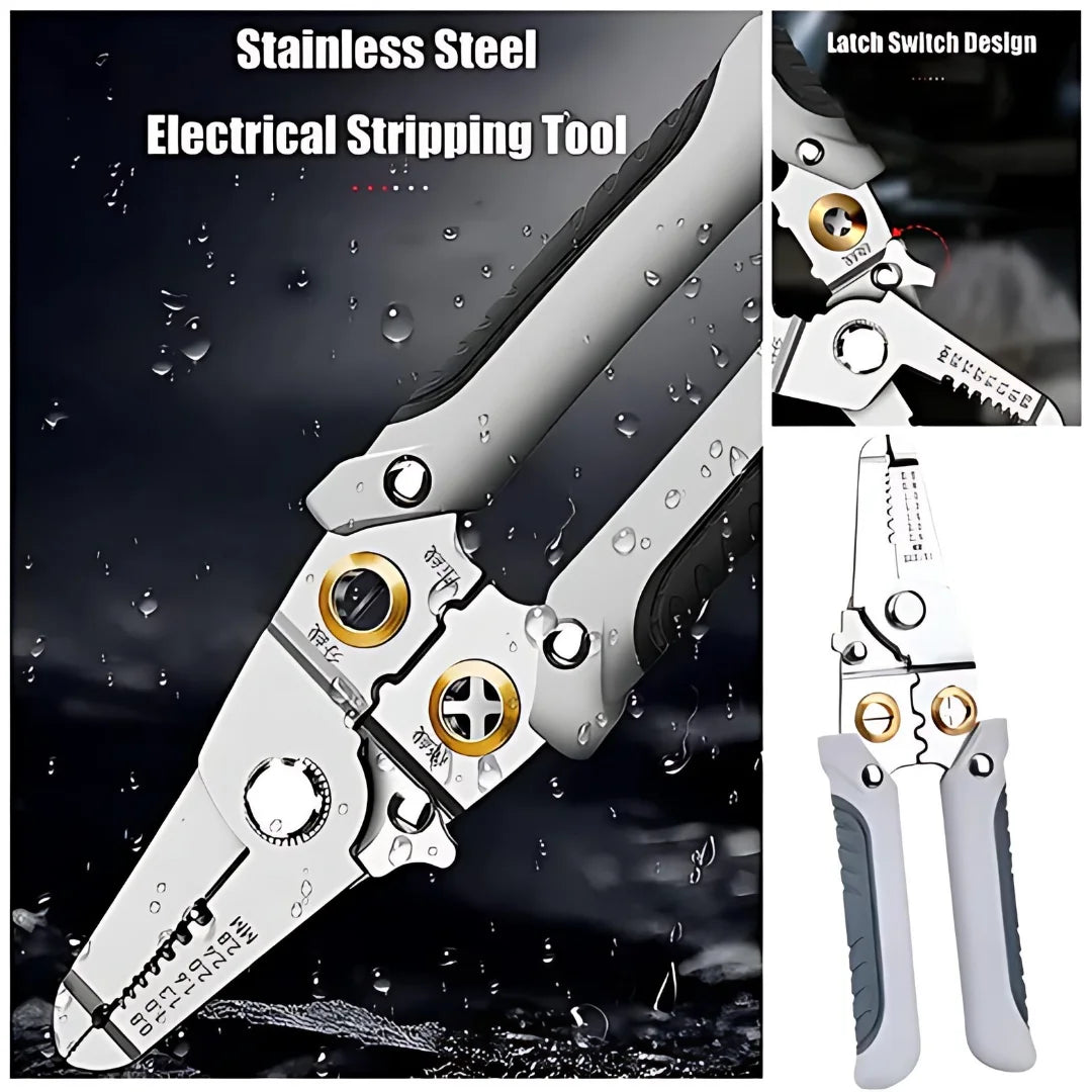 10 in 1 Cable Looping, Splitting, Cutting Pliers Wire Strippers