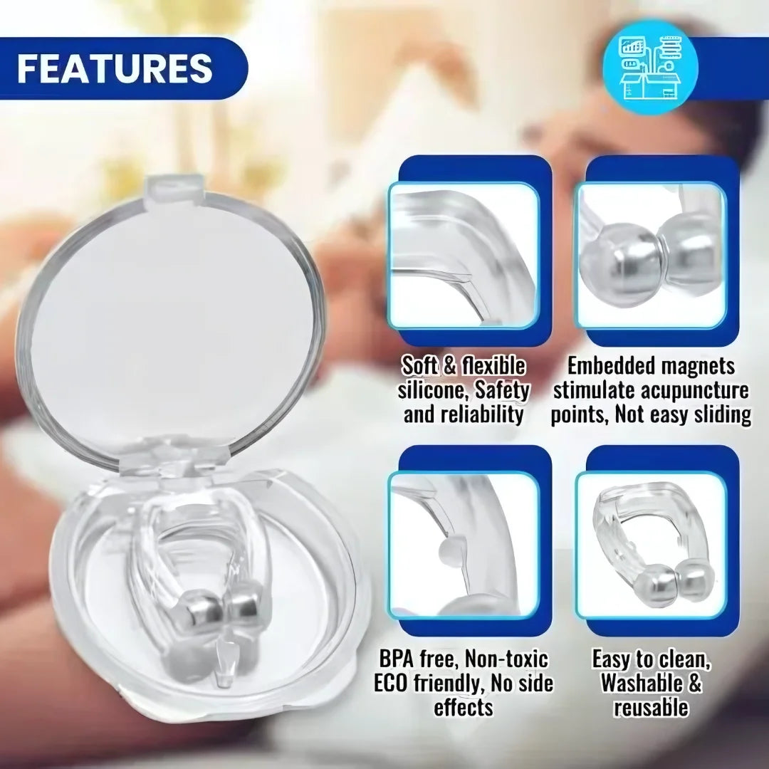 Anti Snoring Nose Clip (BUY 1 GET 1 FREE)