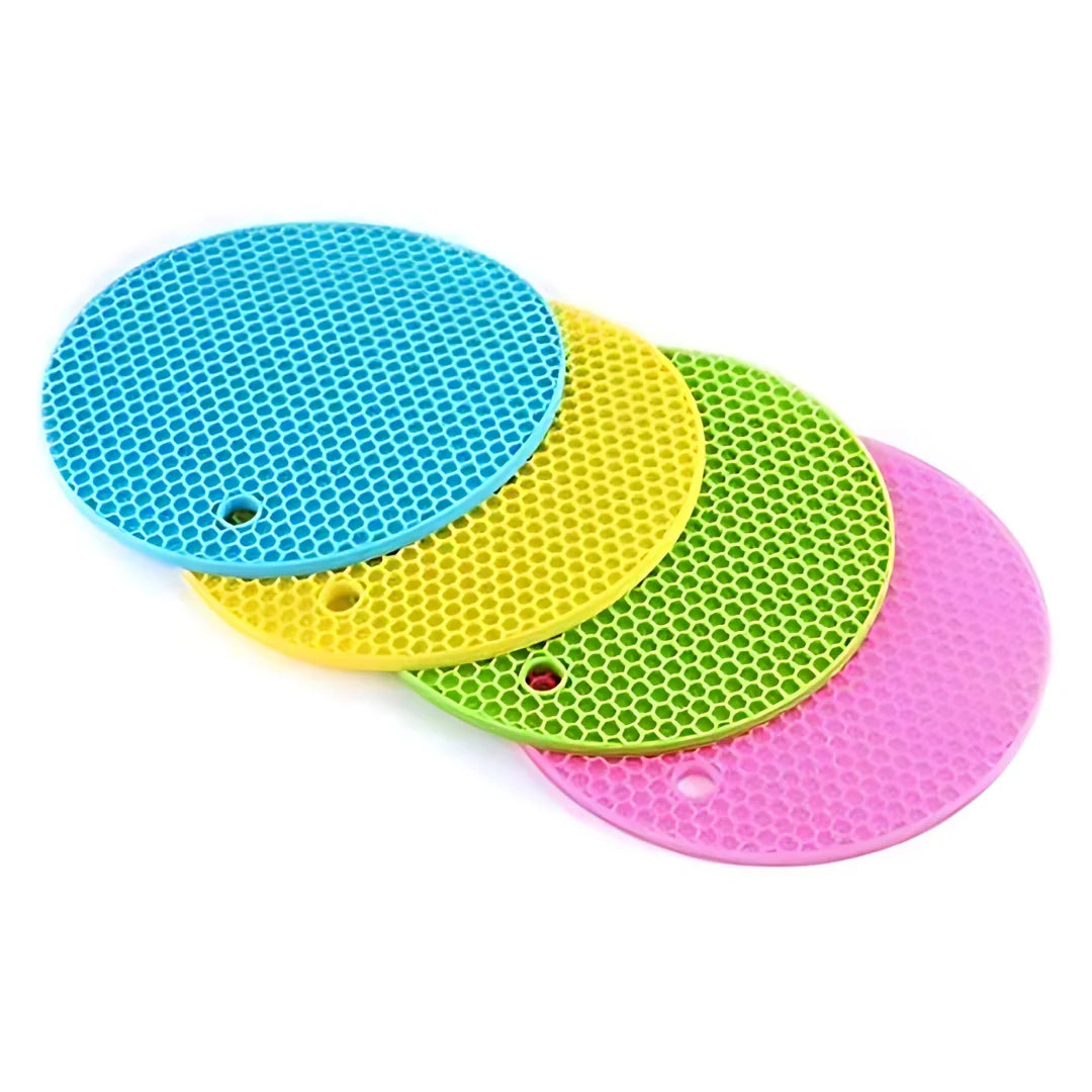 Silicone Heat Resistant Table Mat (Pack of 4)