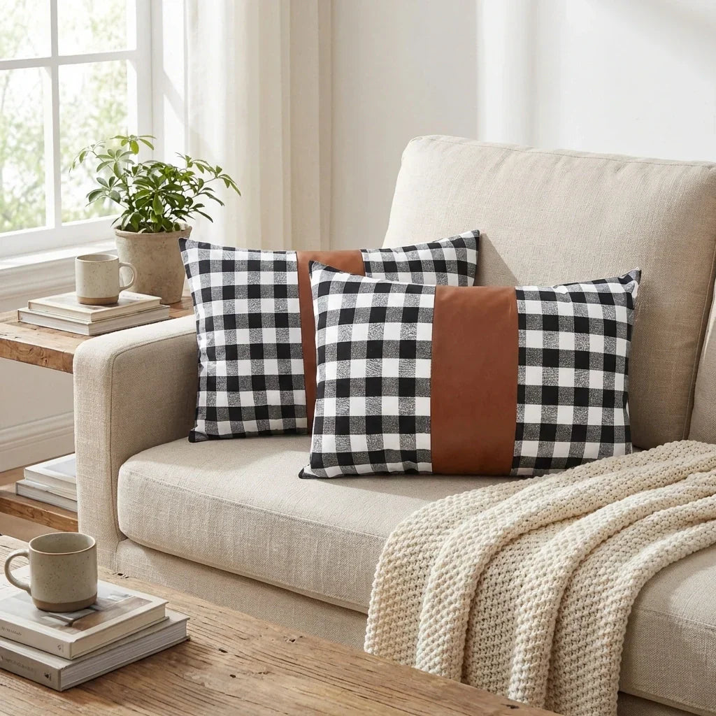 Best pillow covers leather cotton cushion - home & garden | 2026 | fast shipping