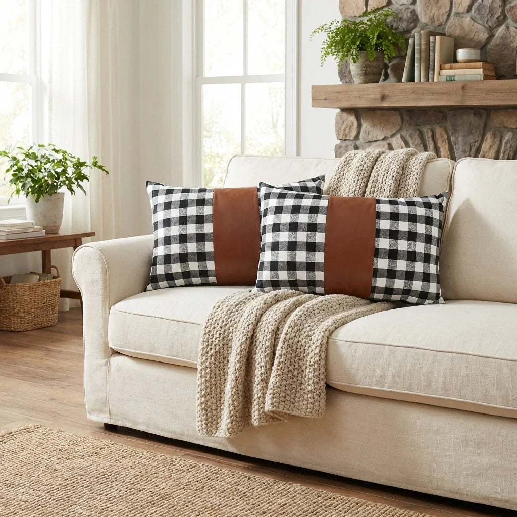 Best pillow covers leather cotton cushion - home & garden | 2026 | fast shipping