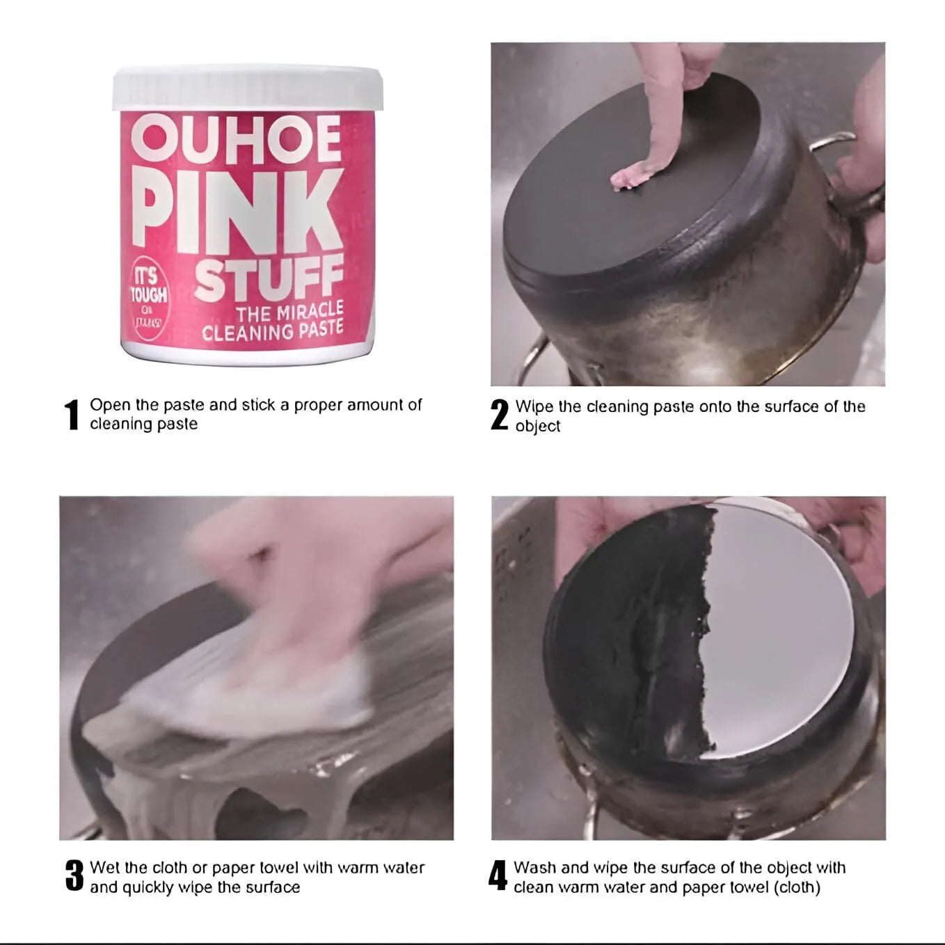 Pink Stuff Cleaning Powder 100g (Pack of 2) Home Improvement