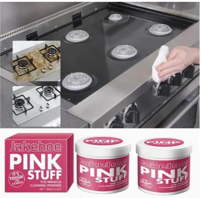 Pink Stuff Cleaning Powder 100g (Pack of 2) Home Improvement