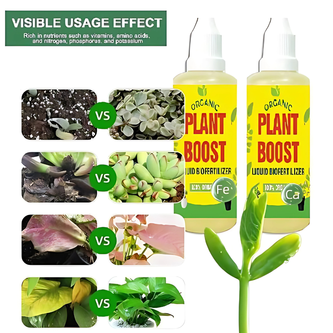 Plant Boost Liquid Biofertilizer for All Crops,Organic (Pack of 4)