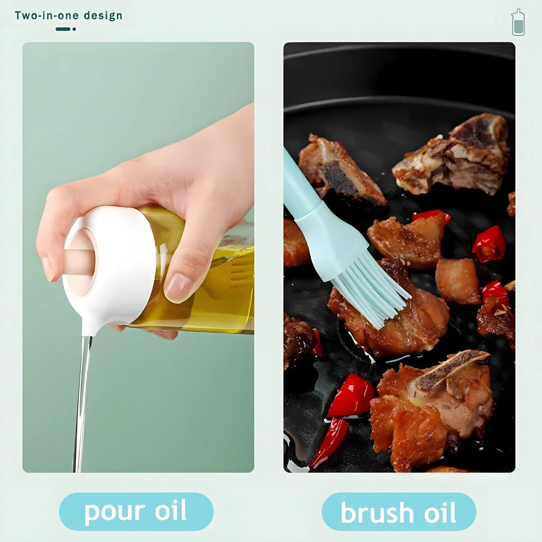 Plastic 2 In 1 Oil Dispenser 250 ml