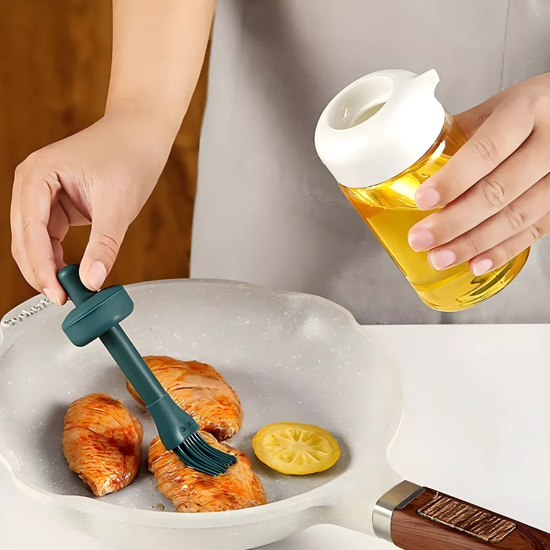 Plastic 2 In 1 Oil Dispenser 250 ml