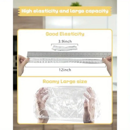 Plastic Bags Reusable Elastic Food Storage (Pack of 2) Home & Kitchen