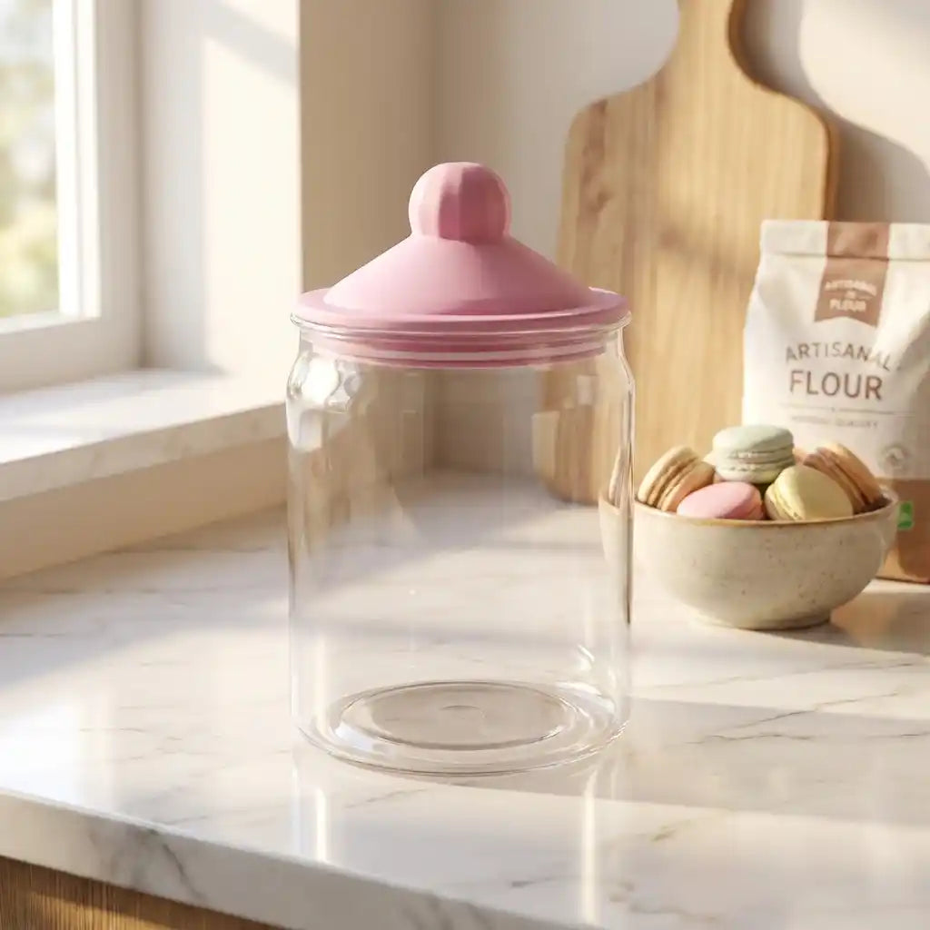 Plastic container jar set (2 pcs) - factorybuy – MaxSmile