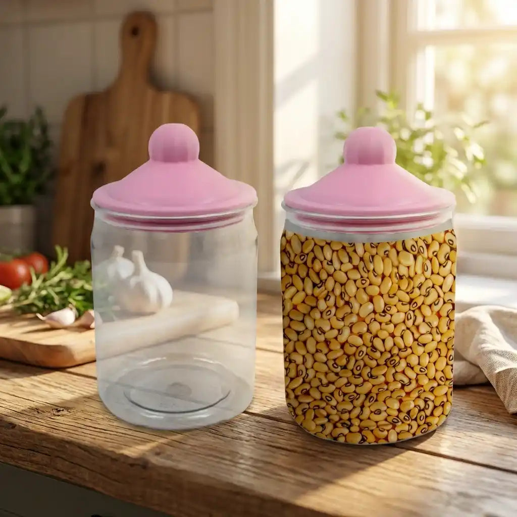 Best plastic container jar set (2 pcs) - food storage containers | 2026 | fast shipping