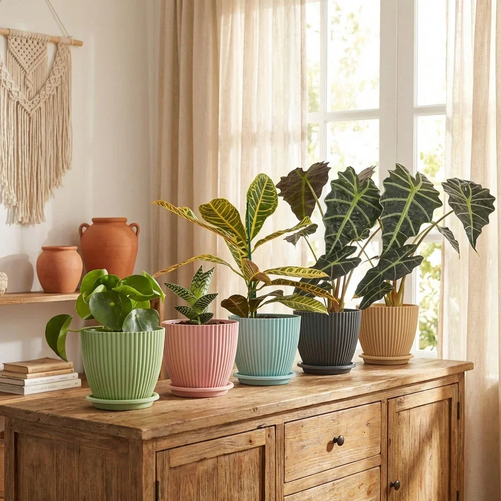 Best plastic flower pot with bottom tray - home & garden | 2026 | fast shipping