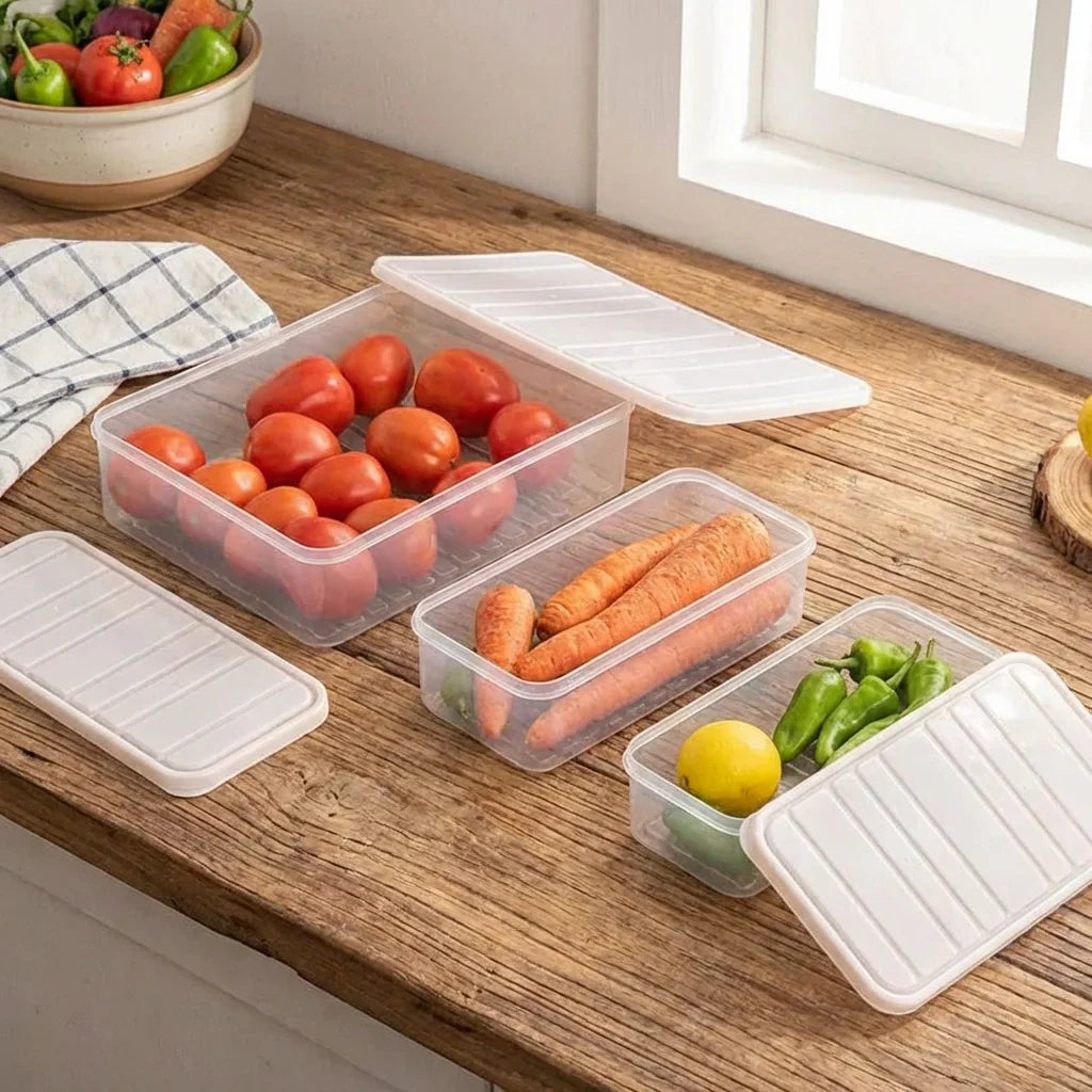 Best plastic food storage container (3 pcs set) - containers | 2026 | fast shipping