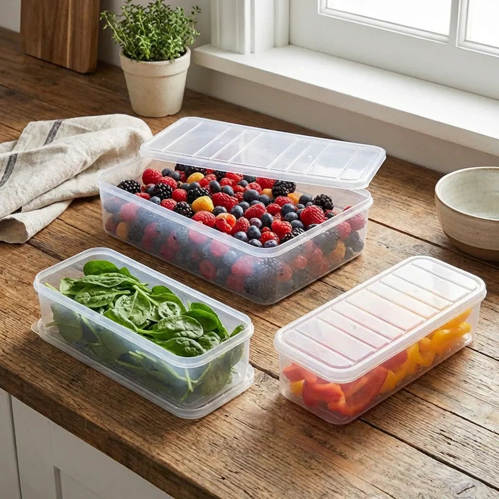 Best plastic food storage container (3 pcs set) - containers | 2026 | fast shipping
