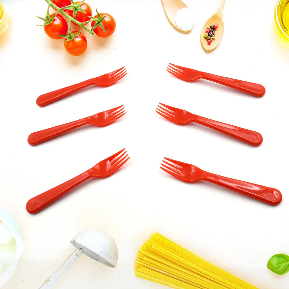 Best plastic fork spoon set – 6 pc - forks | 2025 | fast shipping