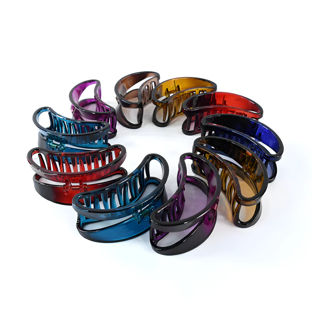 Plastic Matte Hair Clip - Health & Personal Care